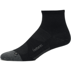 Feetures Merino10 Cushion Quarter - Sort