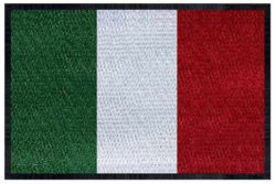 Italiensk Flag - Vævet Stof - Velcro