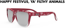 goodr Sunglasses - Happy Festivus, Ya´Filthy Animals