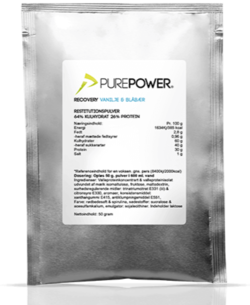 PurePower Recovery Vanilje Blåbær - 50 g