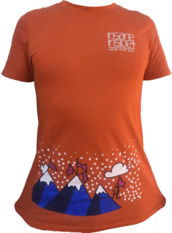 Tag a Peak - T-shirt - Orange