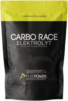 PurePower Carbo Race Elektrolyt Citrus - 1 kg.