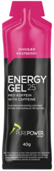 PurePower Hindbær Koffein Gel