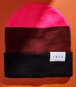 Våga - The Beanie - Black / Maroon / Hot Pink