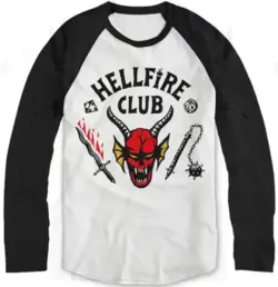Stranger Things - Hellfire Club Logo - L/S shirt