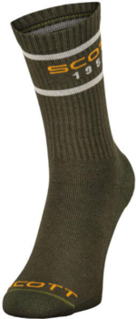 Scott - Retro Casual Crew Socks - Green - (3 pak)