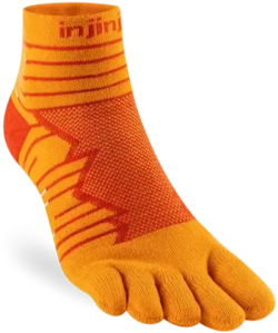 Injinji - Ultra Run - Mini Crew - Desert Orange