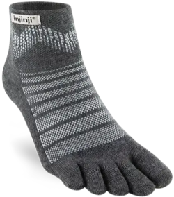 Injinji - Performance Outdoor - Midweight - Mini Crew Wool - Slate
