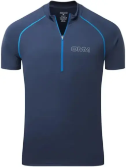 OMM - Bearing Zip Tee - Navy