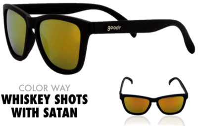 goodr Sunglasses - Whiskey Shots with Satan