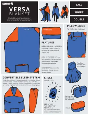 Klymit Versa Blanket