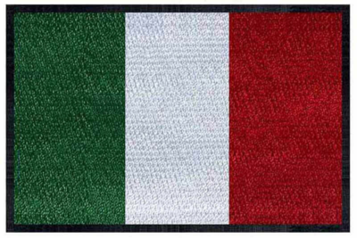 Italiensk Flag - Vævet Stof - Velcro
