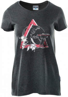 Elbrus Summit - Dame t-shirt - Dark Grey