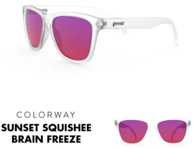 goodr Sunglasses - Sunset "Squishee" Brain Freeze