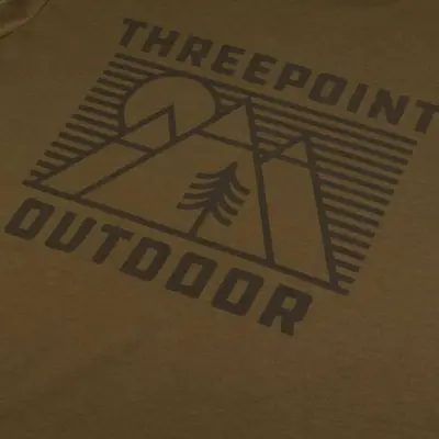 Threepoint - Outdoor Lines LS-shirt - Khaki