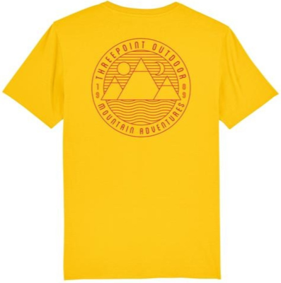 Threepoint - Mountain Adventures T-shirt - Spectra Yellow
