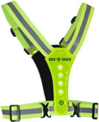 LED refleks harness vest - Lime