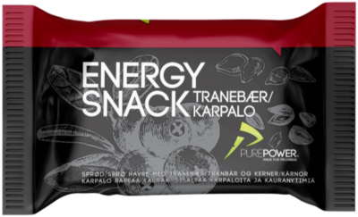 PurePower Energy Snack Tranebær og Kerner