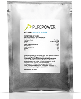 PurePower Recovery Vanilje Blåbær - 50 g