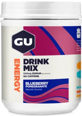 GU Energy Drink Mix - Blueberry Pomegranate - 840 g. - 30 serv.