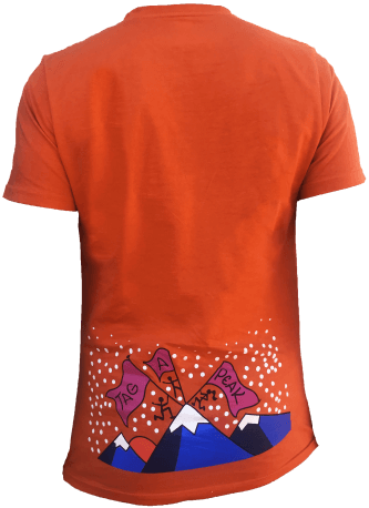 Tag a Peak - T-shirt - Orange