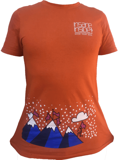 Tag a Peak - T-shirt - Orange