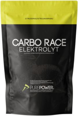 PurePower Carbo Race Elektrolyt Citrus - 1 kg.