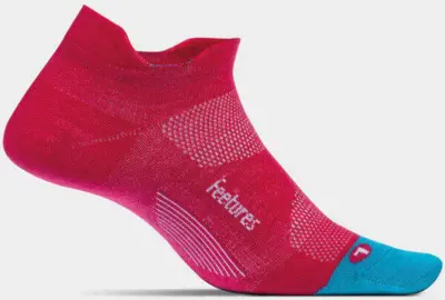 Feetures Merino10 Ultra Light No Show - Pink