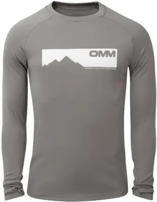 OMM - Bearing Tee L/S - Grey Mountains
