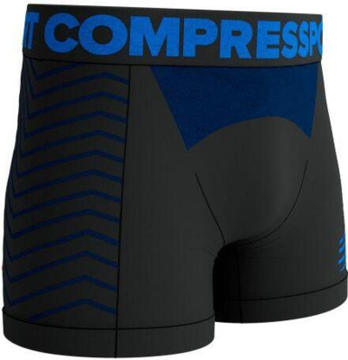 Compressport - Seamless Boxer Black/Blue - Men
