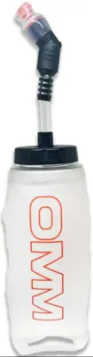OMM - Ultra Flexi Flask 350ml. + Straw - NEW