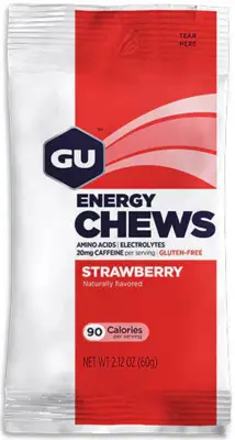 GU Chews - Strawberry (16 stk)