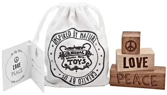 Wooden Story - Love / Peace Blocks