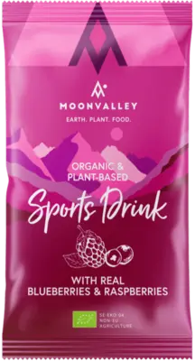 Moonvalley - Organic Sports Drink - Blueberry & Raspberry - 45g