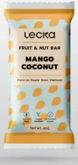 Lecka - Mango Coconut - 40 g.