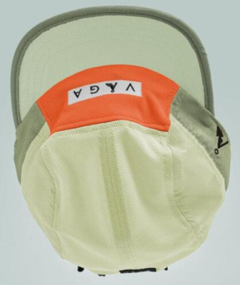 Våga - Club Cap - Pale Green / Neon Orange / Racing Green