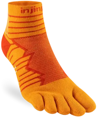 Injinji - Ultra Run - Mini Crew - Desert Orange