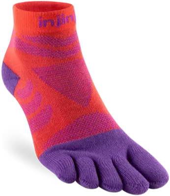 Injinji - Ultra Run - Mini Crew - Women - Razzmatazz