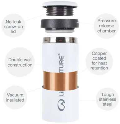 LifeVenture - Thermal Mug - Matt Cobalt