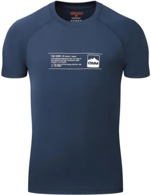 OMM - Bearing Tee - Navy Dictionary