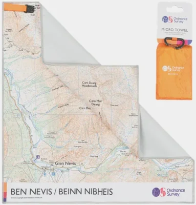 Ordnance Survey - Ben Nevis Micro Towel