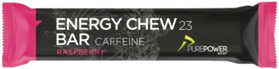 PurePower Chew Bar Raspberry - Koffein - 30 g.