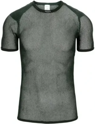 Brynje - Super Thermo T-shirt - Black med skulder indlæg