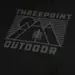 Threepoint - Outdoor Lines Pullover Hood - Black