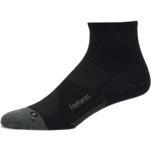 Feetures Merino10 Cushion Quarter - Sort