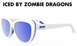 goodr Runway Sunglasses - Iced By Zombie Dragons