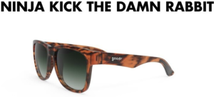 goodr BFG Sunglasses - Ninja Kick The Damn Rabbit