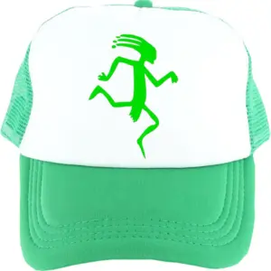 Kokopelli Cap - Hvid/Grøn