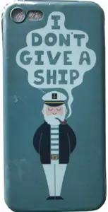 iphone6 & iphone7 Cover - "I Don´t give a Ship"