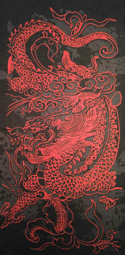 Big Red Dragon Neck Gaiter